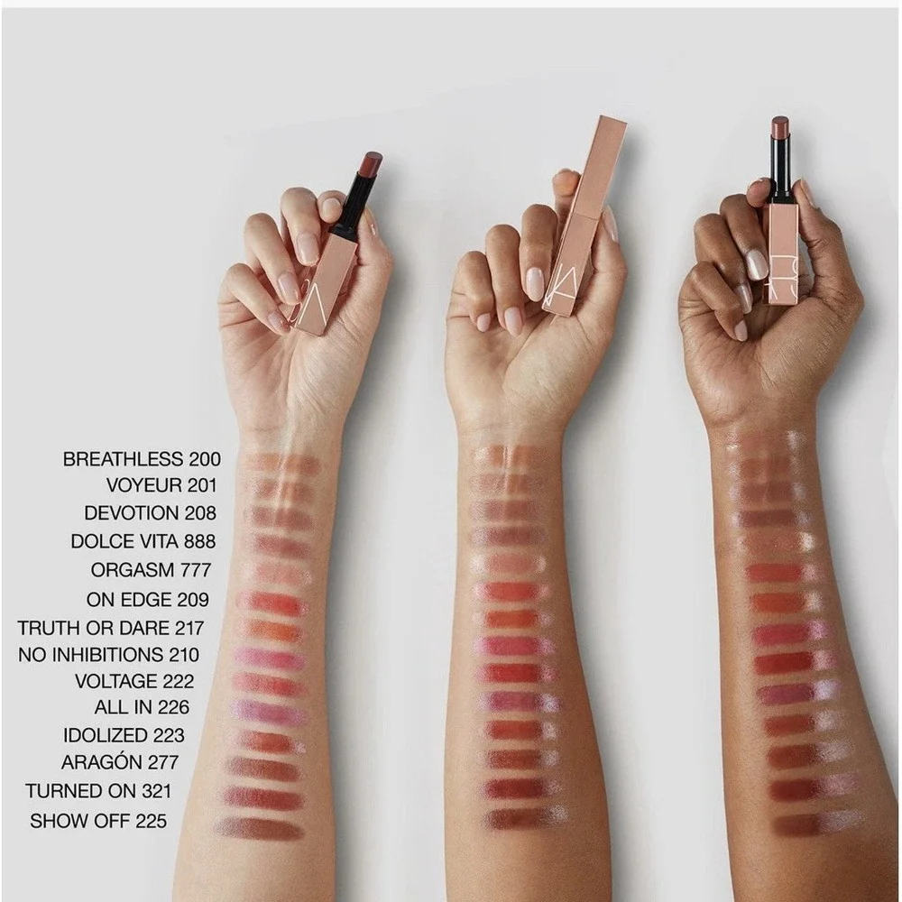 Nars Afterglow Sensual Shine Lipstick IDOLIZE BRICK RED 223 .05oZ NWOB MSRP $32